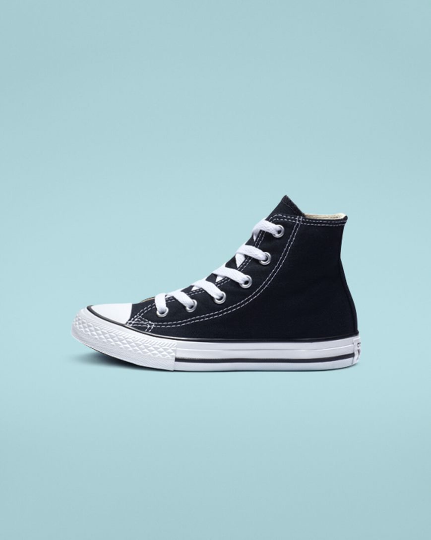 Tenisky Vysoke Converse Chuck Taylor All Star Klasické Chlapcenske Čierne | SK GKU5P8